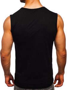 Men's Printed Tank Top Black Bolf 14824