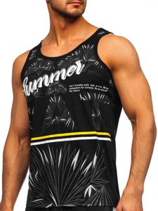 Men's Printed Tank Top Black Bolf HY812