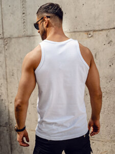 Men’s Printed Tank Top White Bolf 143027A