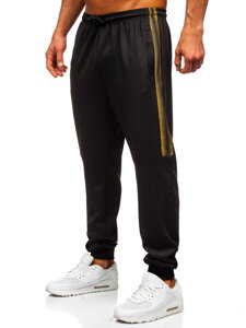 Men's Printed Tracksuit with hood Black Bolf 8C8117