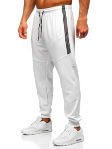 Men's Printed Tracksuit with hood White Bolf 8C8115