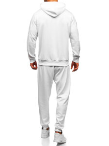 Men's Printed Tracksuit with hood White Bolf 8C8117