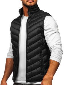 Men's Quilted Gilet Black Bolf 13073