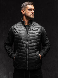 Men’s Quilted Gilet Black Bolf 7103A1