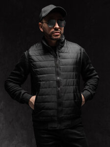 Men's Quilted Gilet Black Bolf MY77A1