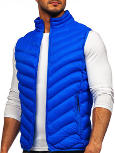 Men's Quilted Gilet Blue Bolf HDL88006