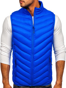 Men's Quilted Gilet Blue Bolf HDL88006