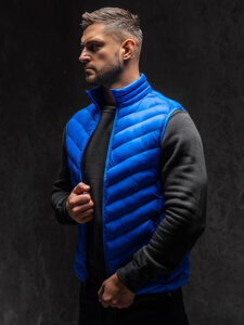 Men’s Quilted Gilet Blue Bolf HDL88006A1