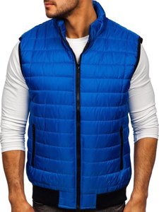 Men's Quilted Gilet Blue Bolf MY77