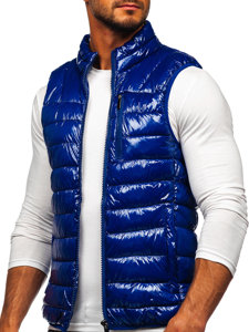 Men's Quilted Gilet Blue Bolf R0109A