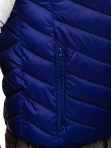 Men's Quilted Gilet Dark Blue Bolf 13073