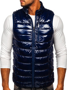 Men's Quilted Gilet Navy Blue Bolf R0109A