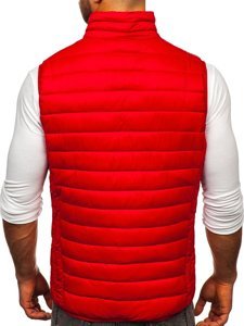 Men's Quilted Gilet Red Bolf HDL88001