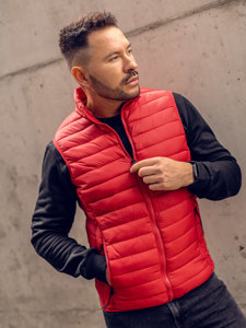 Men's Quilted Gilet Red Bolf HDL88001A