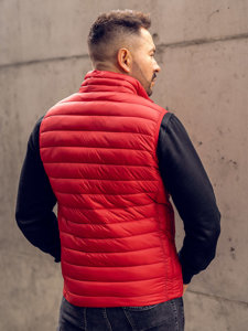 Men's Quilted Gilet Red Bolf HDL88001A