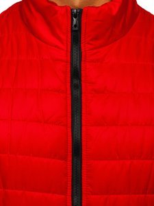 Men's Quilted Gilet Red Bolf MY77