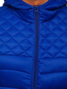 Men's Quilted Hooded Gilet Navy Blue Bolf HDL88003