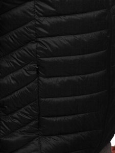 Men's Quilted Lightweight Jacket Black Bolf 13021