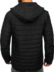 Men's Quilted Lightweight Jacket Black Bolf 22M305