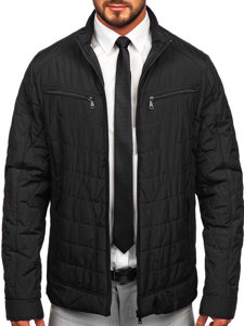 Men's Quilted Lightweight Jacket Black Bolf 22M307