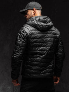 Men's Quilted Lightweight Jacket Black Bolf 58M13021A1