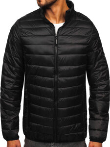 Men's Quilted Lightweight Jacket Black Bolf 5M703