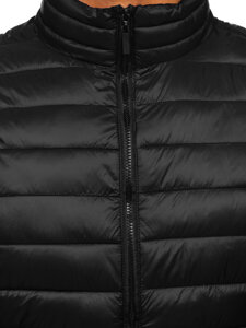 Men's Quilted Lightweight Jacket Black Bolf 5M703