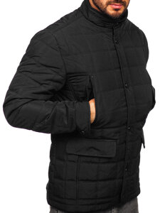 Men's Quilted Lightweight Jacket Black Bolf 5M709