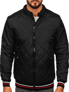 Men's Quilted Lightweight Jacket Black Bolf 7150