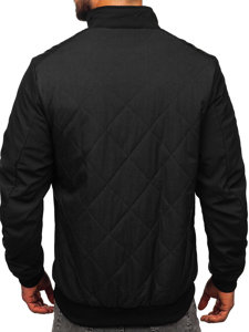 Men's Quilted Lightweight Jacket Black Bolf 84M3022