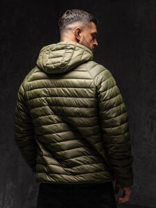 Men's Quilted Lightweight Jacket Green Bolf 13021A1