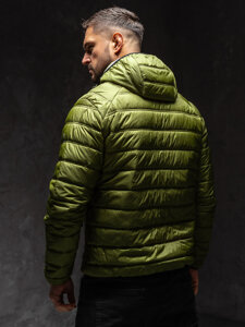 Men's Quilted Lightweight Jacket Green Bolf BK111A1