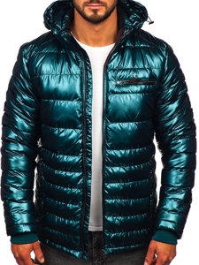 Men’s Quilted Lightweight Jacket Green Bolf EX2149