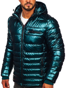 Men’s Quilted Lightweight Jacket Green Bolf EX2149