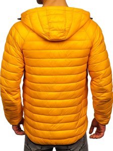 Men's Quilted Lightweight Jacket Yellow Bolf 13021