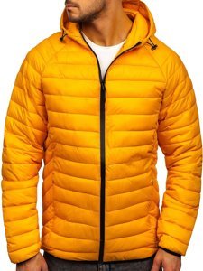 Men's Quilted Lightweight Jacket Yellow Bolf 13021