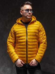 Men's Quilted Lightweight Jacket Yellow Bolf 13021A1