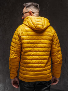 Men's Quilted Lightweight Jacket Yellow Bolf 13021A1