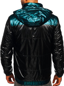 Men's Quilted Lightweight Sport Jacket Black Bolf 2145