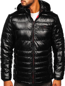 Men's Quilted Lightweight Sport Jacket Black Bolf 2147