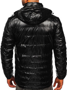 Men's Quilted Lightweight Sport Jacket Black Bolf 2147