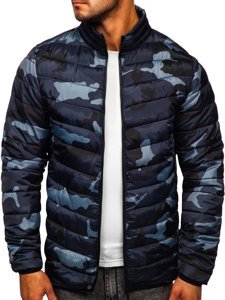 Men's Quilted Lightweight Sport Jacket Camo-Graphite Bolf SM32