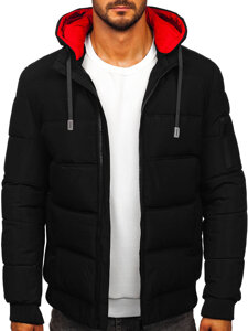 Men’s Quilted Winter Jacket Black Bolf 31M5003