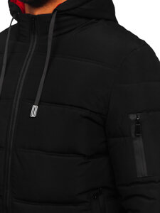 Men’s Quilted Winter Jacket Black Bolf 31M5003