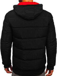 Men’s Quilted Winter Jacket Black Bolf 31M5003