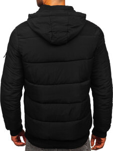 Men’s Quilted Winter Jacket Black Bolf 31M5006