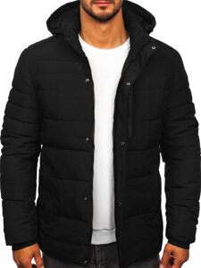 Men’s Quilted Winter Jacket Black Bolf 31M5013