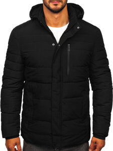 Men’s Quilted Winter Jacket Black Bolf 31M5013