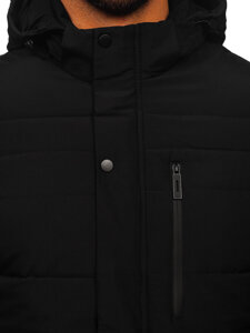 Men’s Quilted Winter Jacket Black Bolf 31M5013