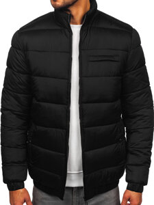 Men's Quilted Winter Jacket Black Bolf 31M5015